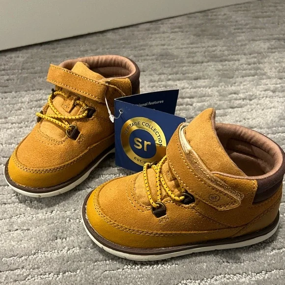 Stride rite Tan Boots- wide width - Picture 2 of 5